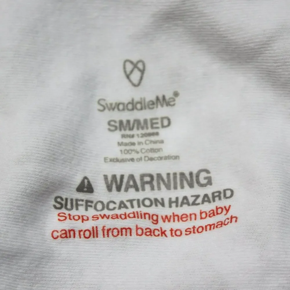 SwaddleMe Swaddle Baby Size Small/Medium Chevron Gray